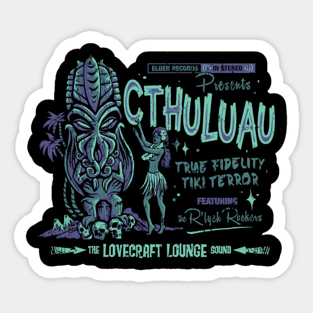 Cthuluau Color Variation Sticker by heartattackjack
